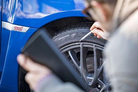 Subaru WRX STi, Felge