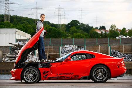SRT Viper, Seitenansicht, Motorhaube