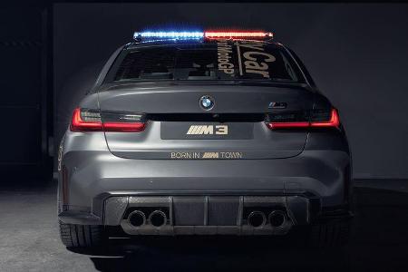 Natürlich will auch der M3 die Fans an der Strecke mit seinem präsenten Auspuff-Sound verzücken.