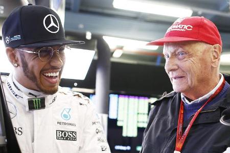 Lewis Hamilton & Niki Lauda 2016