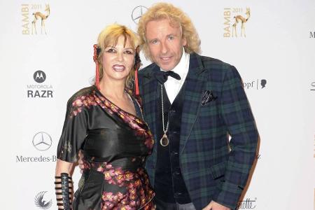 Mit ihren extravaganten Outfits stellt sie sogar ihren Mann in den Schatten. Dabei ist Thomas Gottschalk nicht weniger exper...