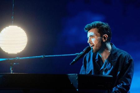 Duncan Laurence, der für die Niederlande beim Eurovision Song Contest seine Pianoballade 
