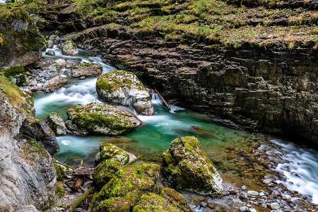 Ein einzigartiges Naturdenkmal: die Breitachklamm