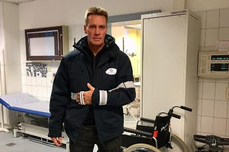 Jürgen Milski hat die ganze Nacht kein Auge zugetan