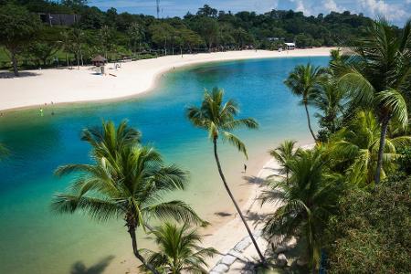 Der kleinste Vertreter in der Liste ist Singapur. Der Kleinstaat ist für seine Häuserschluchten und als Finanzmetropole beka...