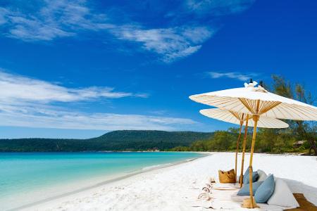 Bildunterschrift in diesem Fall (eigentlich) vollkommen überflüssig. Die Strände auf der zu Kambodscha gehörenden Insel Koh ...