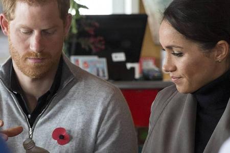 Herzogin Meghan und Prinz Harry beim Gespräch mit einer Jugendschutzorganisation in Wellington, Neuseeland