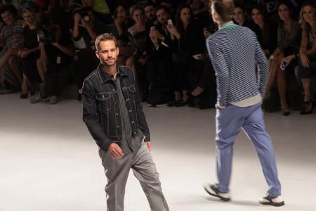 Und er machte seine Sache gut! Die Zuschauer der Fashionshow des brasilianischen Labels Colcci klatschten begeistert Beifall...