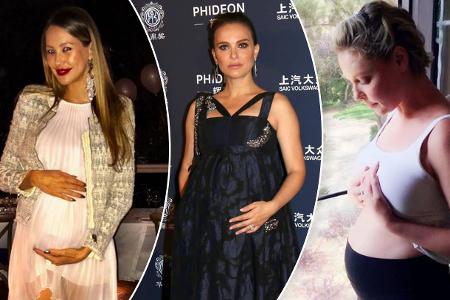 Babyboom bei den Promis: Diese Stars erwarten 2017 Nachwuchs.