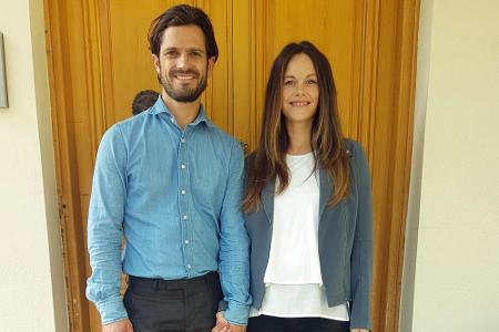 Am 31. August 2017 brachte Prinzessin Sofia ihr zweites Kind zur Welt. Abgeholt wurden die beiden vom stolzen Papa.