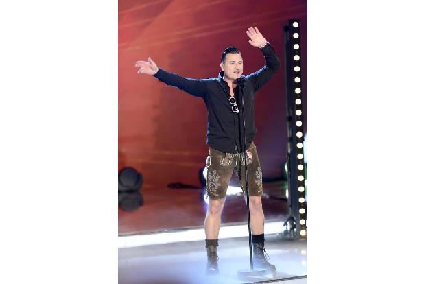 ...Schlagerliebling Andreas Gabalier. Der Österreicher drückt Jogi Löws Team die Daumen bei der WM 2018: 