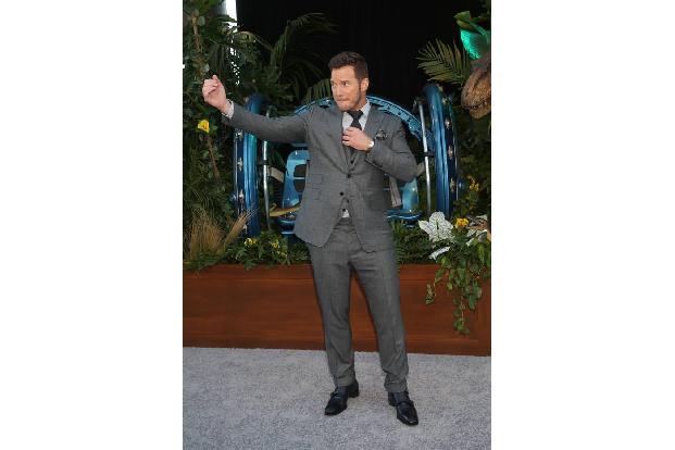 ...Hauptdarsteller Chris Pratt immer noch voll im Action-Modus ist! Der sympathische Amerikaner stellte sich den imaginären ...