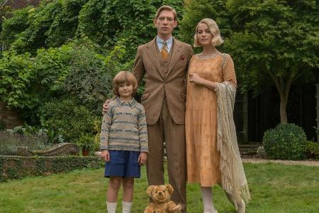 Die Kuscheltiere seines Sohnes inspirieren A.A. Milne (Domhnall Gleeson) zu den Geschichten über einen kleinen Bären namens ...