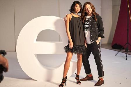 Posen ganz wie die Profis: Anuthida Ploypetch und Riccardo Simonetti