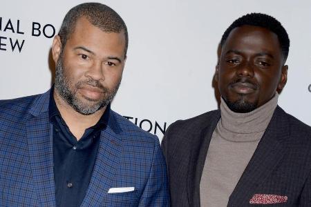Jordan Peele (l.) und Daniel Kaluuya arbeiteten beim Horror-Film 