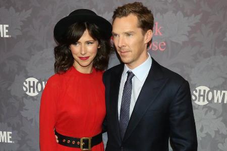 Benedict Cumberbatch mit seiner Ehefrau Sophie Hunter bei der Premiere von 
