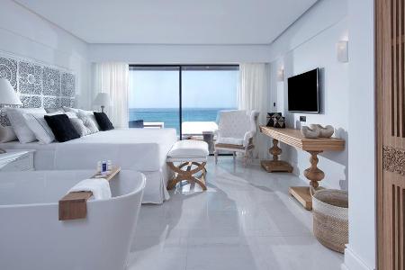 In den Zimmern herrscht mediterranes Flair