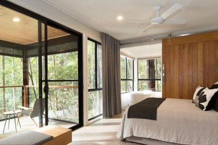 Ferienhaus mit Aussicht auf den Dschungel bei Murwillumbah