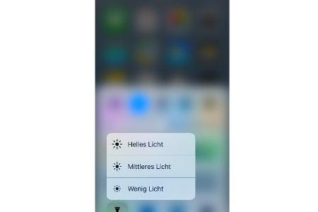 3D Touch im Kontrollzentrum nutzen