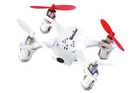 Sie steuern die Einstiegsdrohne, den Simulus 4-CH-Quadrocopter GH-4.LIVE mit FPV-Kamera aus der Perspektive des Cockpits. Mi...