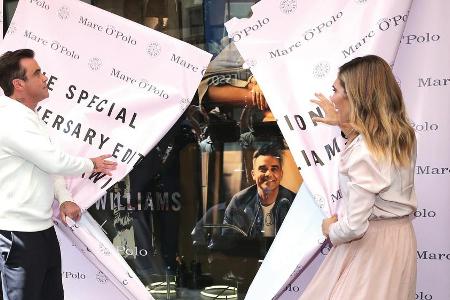 Natürlich durften die beiden auch höchstpersönlich ihre Kollektion enthüllen