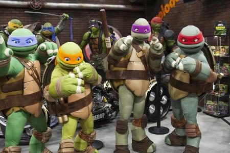 So aufwändig wie hier muss das Ninja-Turtles-Kostüm gar nicht sein