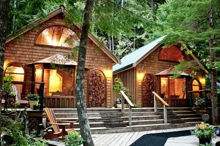 Wohlfühlen im kanadischen Regenwald