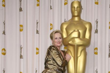 Unglaublich! Meryl Streep ist 2018 zum 21. Mal für einen Oscar nominiert. Dreimal konnte sie bisher den Goldjungen mit nach ...