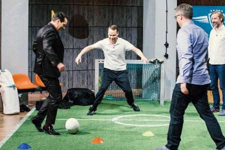 Die Investoren haben Spaß beim Kicken, sind aber trotzdem vom Produkt nicht überzeugt
