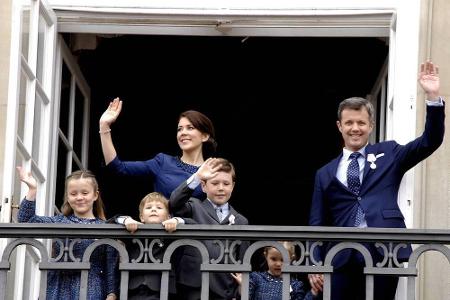 Die royale Traumfamilie aus Dänemark (v.l.): Isabella, Vincent, Mary, Christian, Josephine und Frederik - letzterer sorgte m...