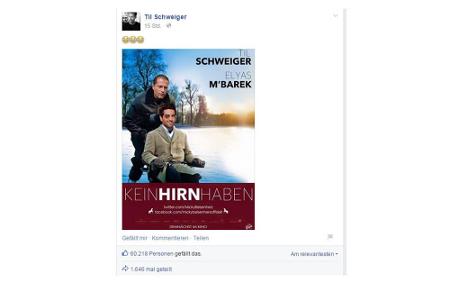 Die Fotomontage von Autor Micky Beisenherz teilte Til Schweiger auf Facebook