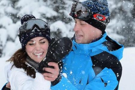 Schneespaß: Kate und Will