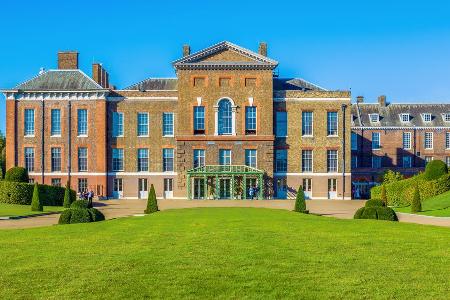 Die beeindruckende Außenansicht des Kensington Palastes