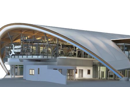 Die neue Talstation des 