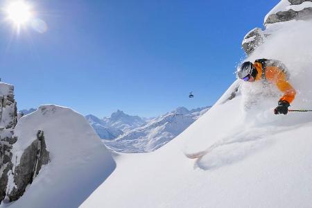 Berühmt für seine Pulverschnee-Touren: St. Anton am Arlberg