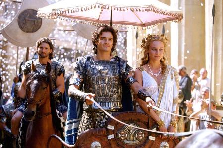 Diane Kruger (r.) war neben Orlando Bloom und Eric Bana (l.) in 