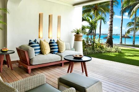 Traumhafter Ausblick von der Terrasse einer Ocean Suite