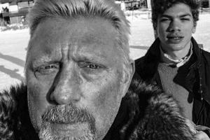 Boris Becker und Sohn Elias am letzten Tag des Jahres 2017