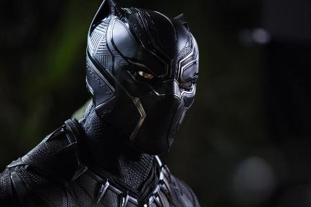 Chadwick Boseman alias T'Challa bzw. Black Panther in 