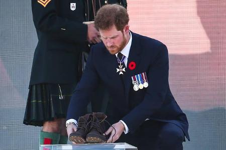 ...mit seinem Bruder William niederlegen sollte. Ganz ernst widmete sich der 32-Jährige dieser Aufgabe und ging für die Schu...