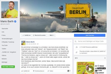 Mario Barth Facebook