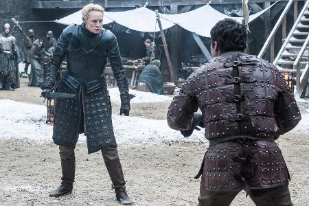 Brienne von Tarth (Gwendoline Christie) weiß, wie man richtig kämpft