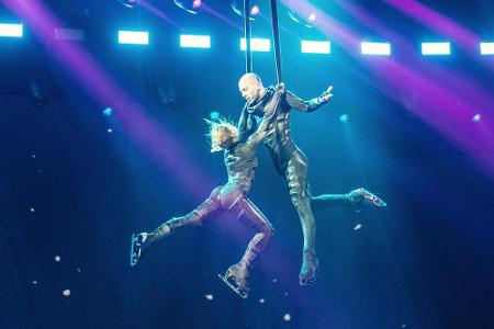 Hoch in der Luft: Natürlich stellt Helene auch in diesem Jahr wieder ihre akrobatischen Künste unter Beweis.