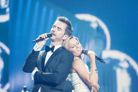 Das Traumpaar der Schlagerszene im gemeinsamen Duett. Da dürften Gänsehautmomente garantiert sein.