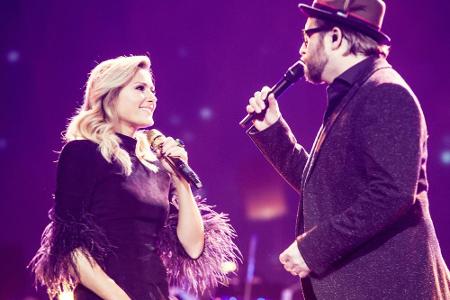 Auch Gregor Meyle performt mit Helene Fischer auf der Bühne.