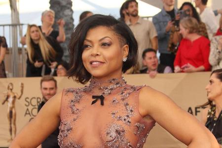 Bei den SAG Awards 2017 bezauberte Taraji P. Henson in diesem transparenten Kleid von Reem Acra.