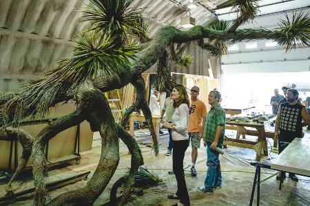 Autorin Jeannette Walls am Set von 