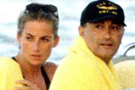 Dodi Al-Fayed mit Diana im Urlaub