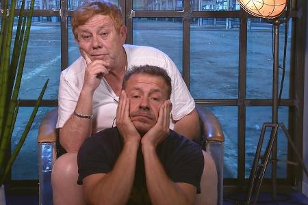 Hatten mit sich selbst zu kämpfen: Willi Herren (u.) und Zachi Noy