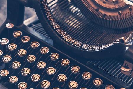 Die gute alte Schreibmaschine